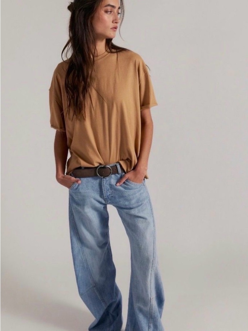 Tricia Fix x Free People Butterfly Tee in Gold Medium - Picture 2 of 2